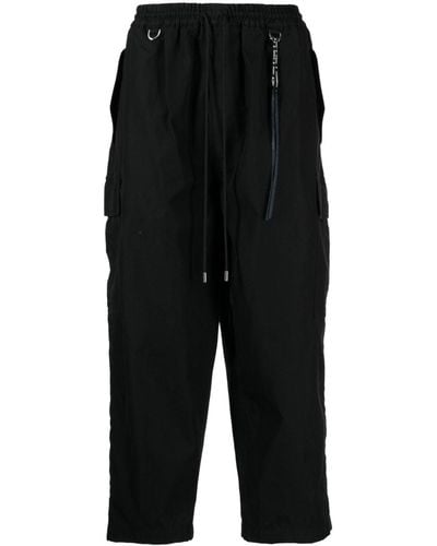 Mastermind Japan Cotton-blend Cargo Trousers - Black