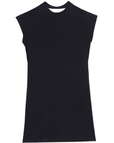MM6 by Maison Martin Margiela Layered Cotton Midi Dress - Black