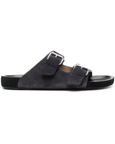 Isabel Marant Open-toe Double-buckle Sandals - Black