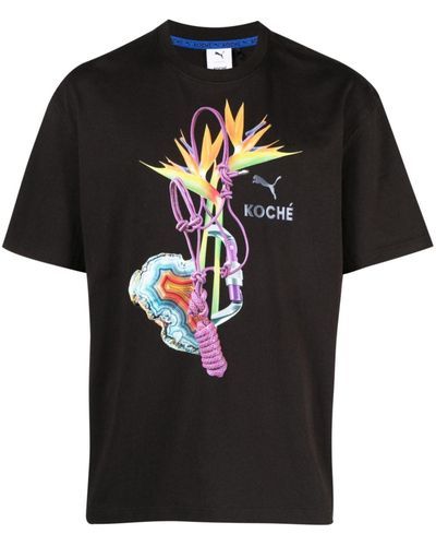 PUMA X Koché グラフィック Tシャツ - ブラック