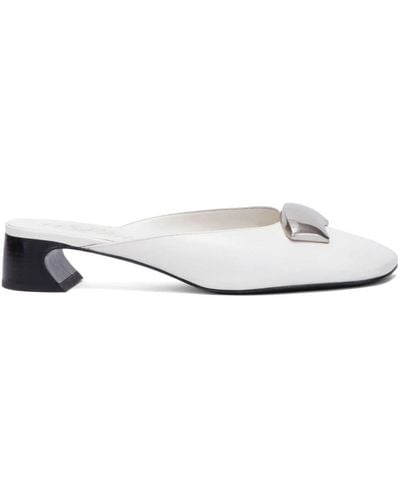 3.1 Phillip Lim Mules ID 35mm - Bianco