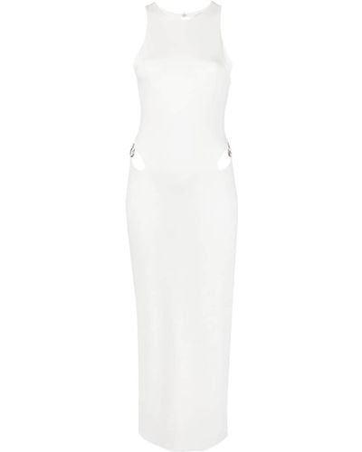 MANURI Cut-out Maxi Dress - White