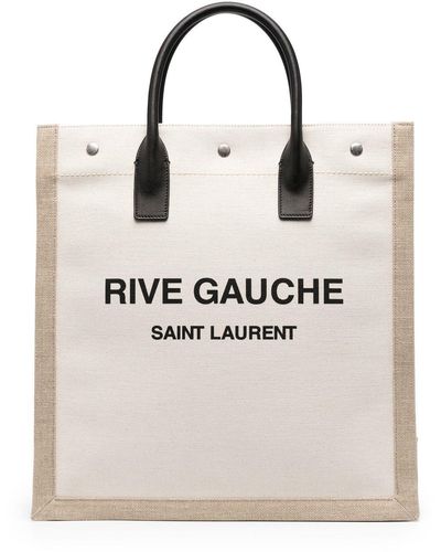 Saint Laurent リヴゴーシュ トートバッグ - ナチュラル
