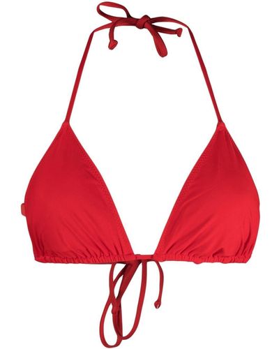 Ganni Top de bikini con tirantes - Rojo