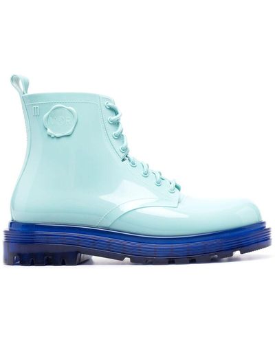Viktor & Rolf Coturno Couture Boots - Blue
