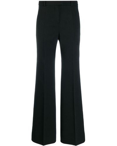 Givenchy Crepe Wide-leg Trousers - Black