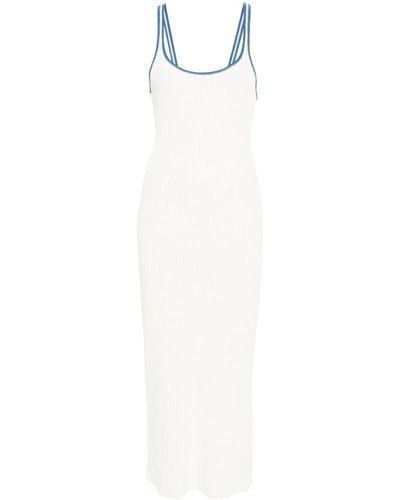 Claudie Pierlot Knitted Maxi Dress - White