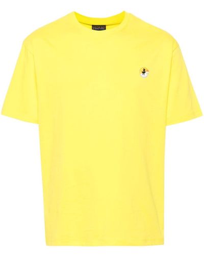 Save The Duck Caius Logo-print T-shirt - Yellow