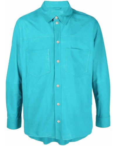 DESA NINETEENSEVENTYTWO Camisa con varios bolsillos - Azul