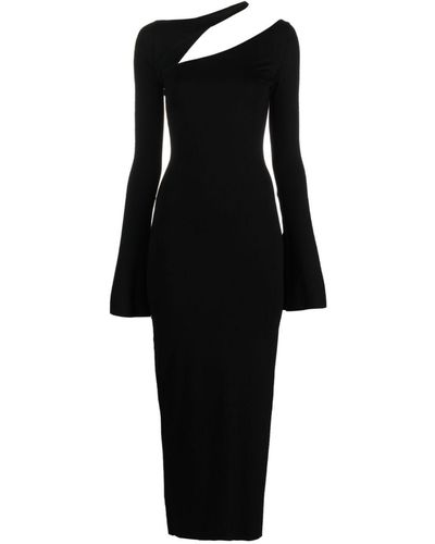 MANURI Sandy Cut-out Maxi Dress - Black