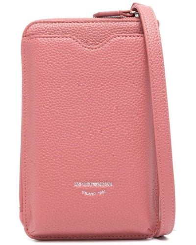Emporio Armani Myea Deer-print Phone Case - Pink