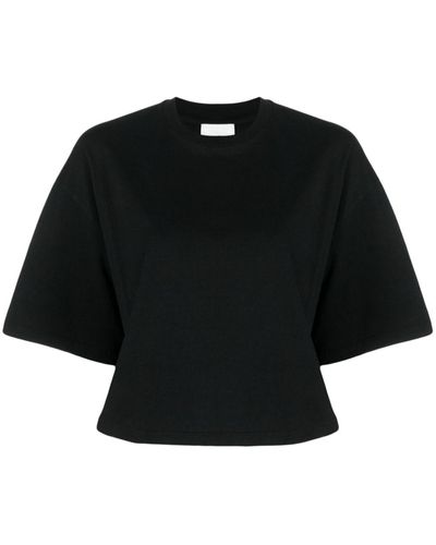 Haikure Logo-print Cotton T-shirt - Black