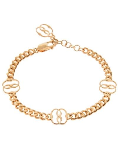 Bally Emblem-charm Chain Bracelet - Metallic