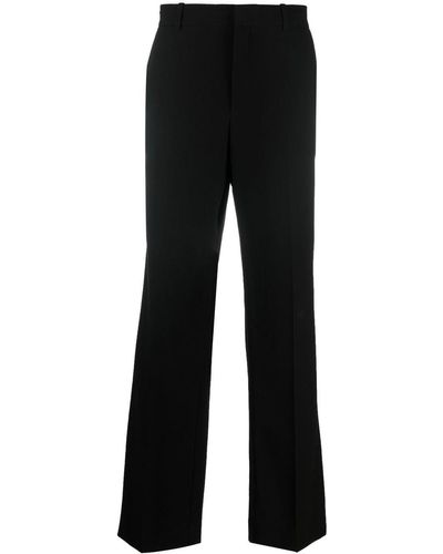 Loewe Straight-leg Wool Trousers - Black