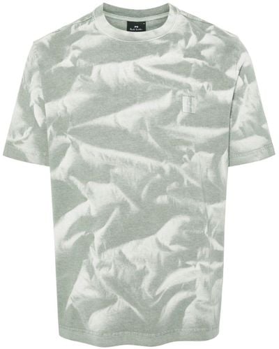 PS by Paul Smith Tie-dye Organic Cotton T-shirt - Gray