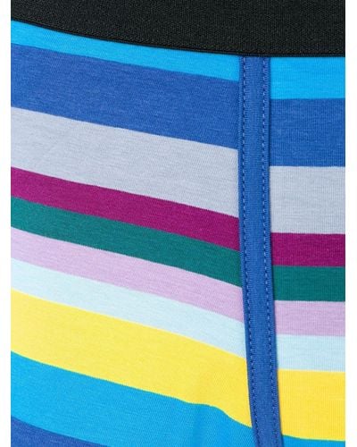 Paul Smith Striped Boxer Shorts - Blue