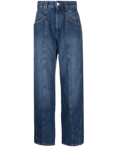 Isabel Marant Vetan Straight-leg Jeans - Blue