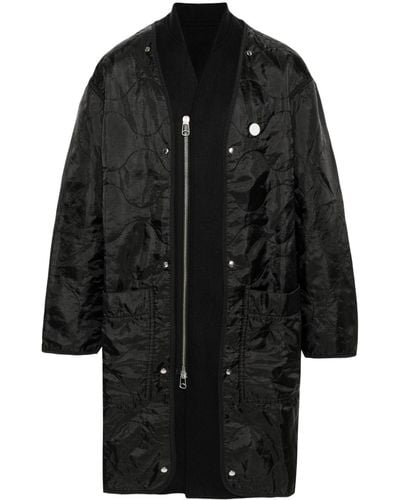 OAMC Re:work Quilted Padded Coat - Black