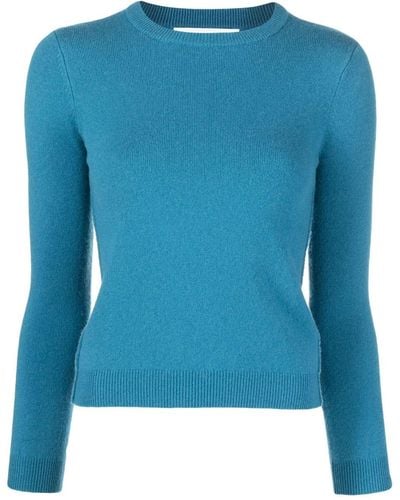 Extreme Cashmere Crew-neck Ribbed-knit Jumper - Blue