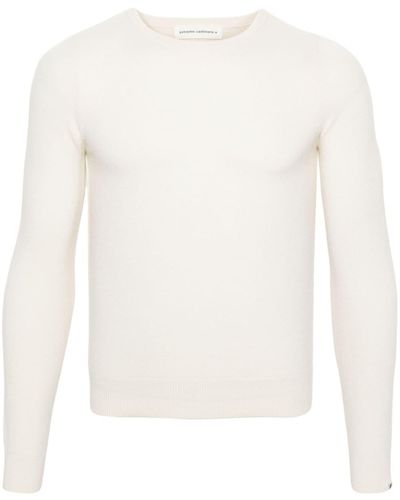 Extreme Cashmere Slim-fit Trui - Wit