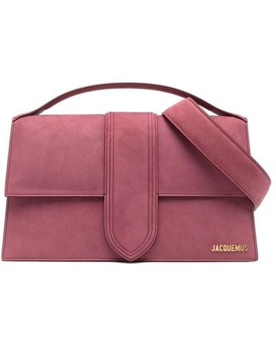 Jacquemus Le Bambinou Leather Tote Bag - Purple