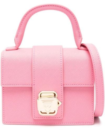 Chiara Ferragni Eyelike Lock Crossbody Bag - Pink