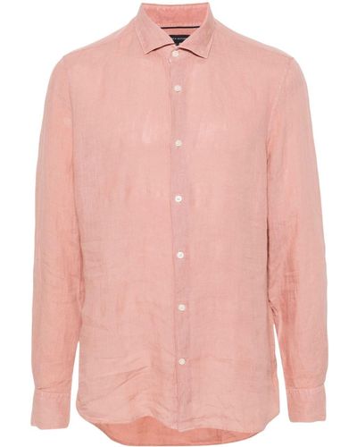 Tommy Hilfiger Dyed Linen Shirt - Pink