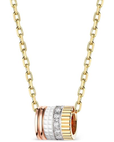 Boucheron 18kt Recycled Gold Quatre White Edition Necklace - Metallic