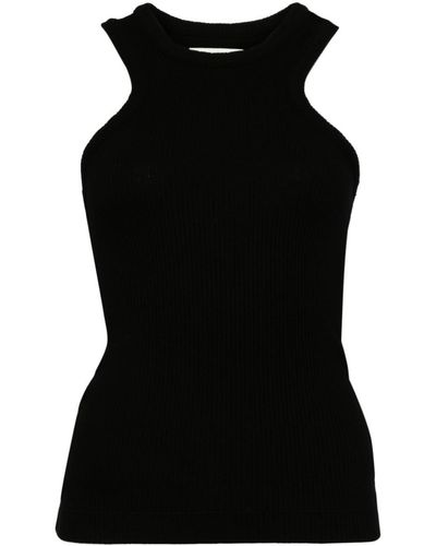 Citizens of Humanity Melrose Ribbed-knit Tank Top - Black