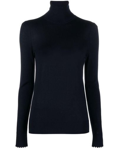 Chloé Roll-neck Wool Jumper - Blue