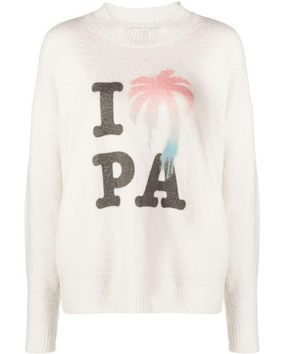 Palm Angels I Love Pa セーター - ホワイト