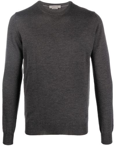 Corneliani Crew-neck Long-sleeve Sweater - Gray