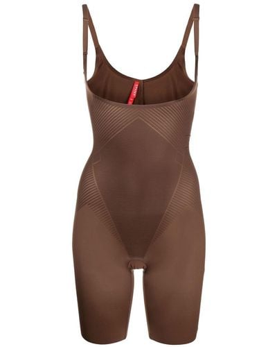 Spanx Thinstincts Open Bust Body - Brown