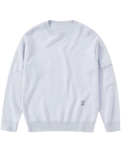 Closed Logo-embroidered Sweater - White