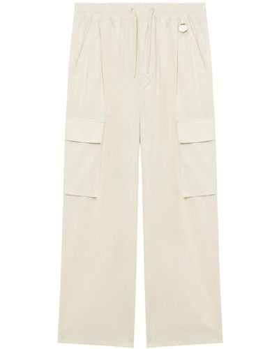 Chocoolate Straight Cargo Trousers - Natural