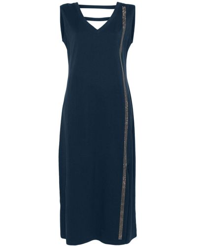 Liu Jo Rhinestone-embellished Dress - Blue
