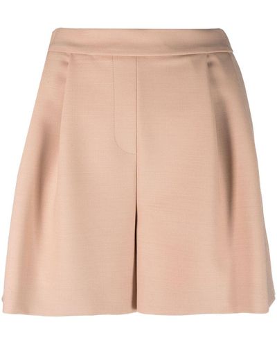 Fabiana Filippi High Waist Shorts - Naturel