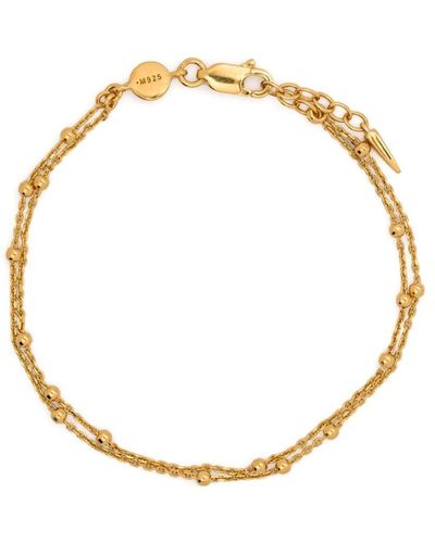 Missoma Double chain bracelet - Métallisé