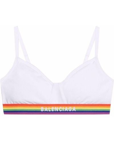 Balenciaga Pride Sports Bra - White