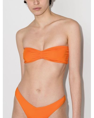Frankie's Bikinis Jeanette バンドゥ ビキニトップ - オレンジ