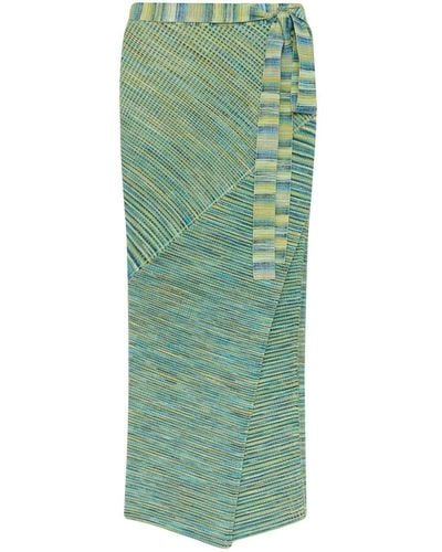 Jonathan Simkhai Paris Knitted Skirt - Green