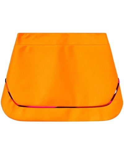 Emilio Pucci Curved-corners Miniskirt - Orange