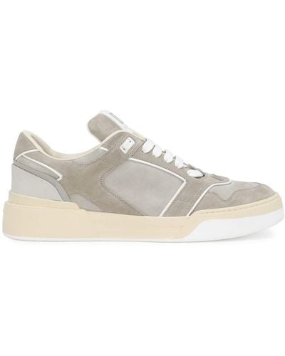 Dolce & Gabbana New Roma Suède Sneakers - Wit