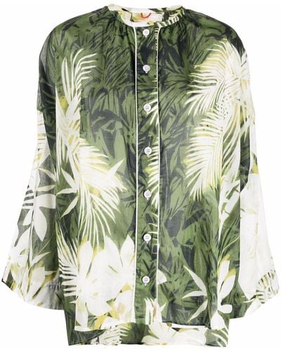 F.R.S For Restless Sleepers Blusa a fiori - Verde