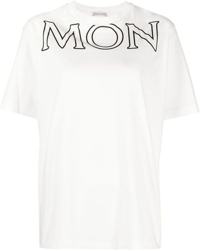 Moncler モンクレール オーバーサイズ Tシャツ - ホワイト