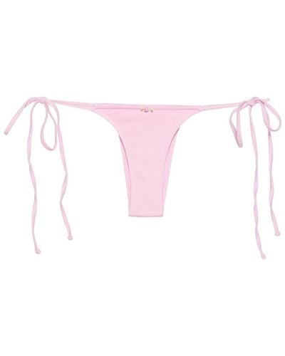 Frankie's Bikinis Bragas de bikini Divine con lazos laterales - Rosa