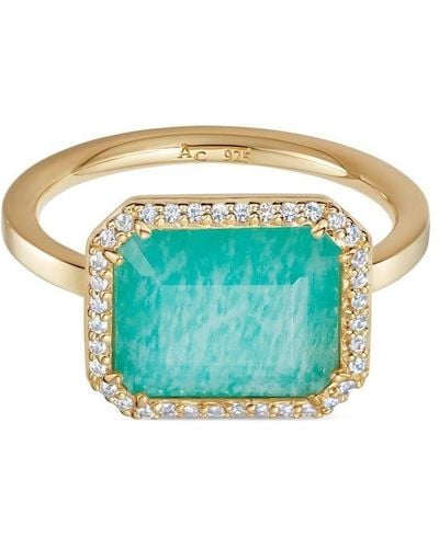 Astley Clarke Ottima Ring mit Amazonit - Blau