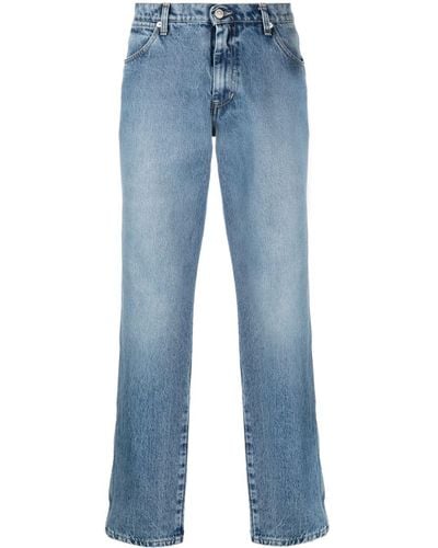 Bally Halbhohe Straight-Leg-Jeans - Blau