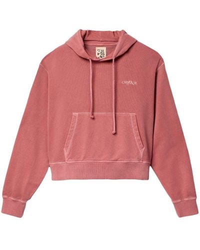 Camper Logo-embroidered Cotton Hoodie