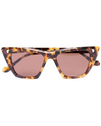 Nanushka Tortoiseshell-frame Sunglasses - Pink
